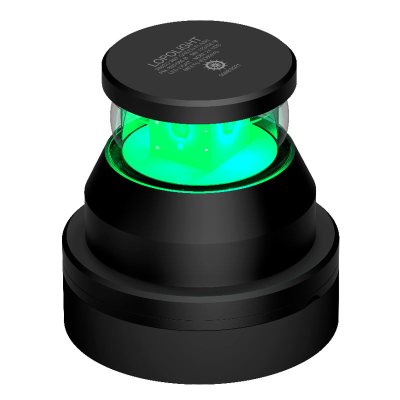 Green Strobe Light, 300cd, (blk)